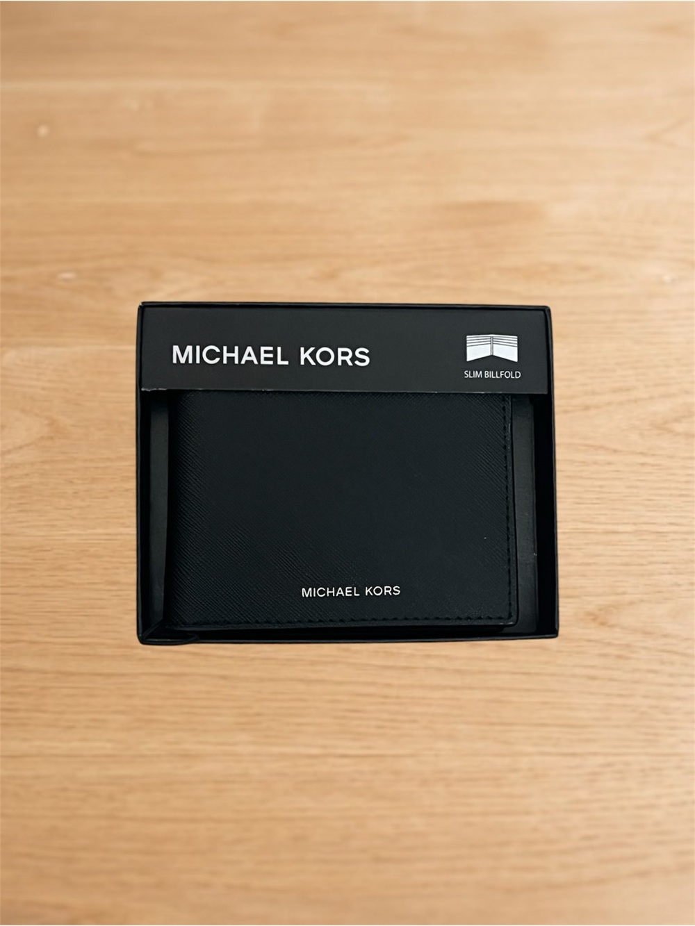 Michael Kors Black Slim Bifold Wallet